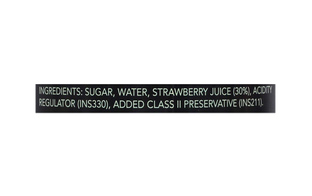 Marim Bula Strawberry Fruit Syrup    Bottle  700 millilitre
